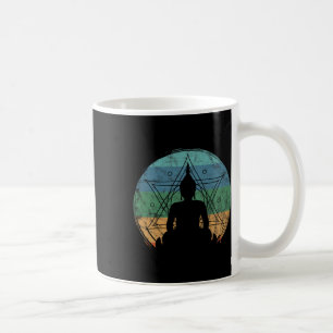 Mug Bouddha Rétro Yoga Bouddhiste Méditation Spirituel