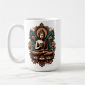 Mug Bouddha serein, Café & Statue de sculpture zen (Gauche)