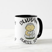 Mug Bouddha Vous Bénis - Joli Bouddha (Devant droit)