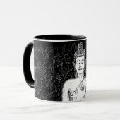 Mug Bouddha Wat Pho Temple Bangkok Thaïlande B&W (Devant gauche)