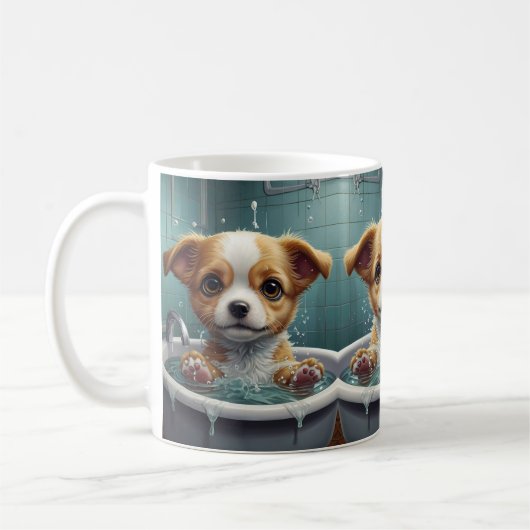Mug Bouddhas dans un bain (Gauche)