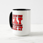 Mug Bouddhisme zen style occidental (Devant gauche)