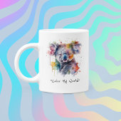 Mug Bouddles Koala en couleur, personnalisé