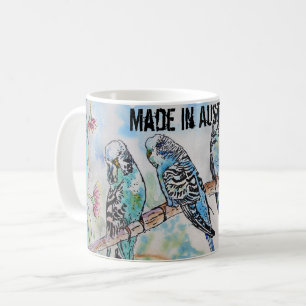 Mug Boudin Aquarelle Oiseau Cute Fabriqué En Australie