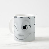Mug Boue 3D face de dessin en ébullition 10 (Devant gauche)