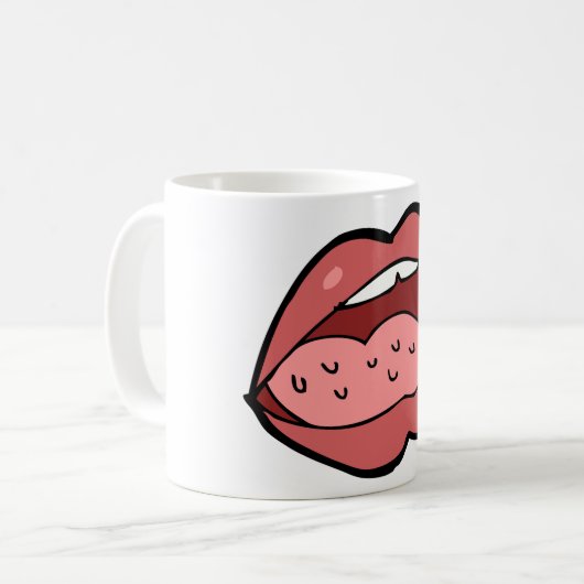 Mug Boue à bouche ouverte (Devant gauche)