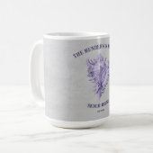 Mug Boue à café Conch Violet (Devant gauche)