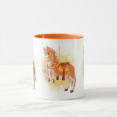 Mug Boue à cheval Orange Carrousel (Centre)