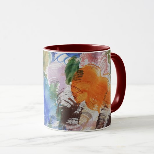 Mug Boue à éclaboussure de couleur (Devant droit)