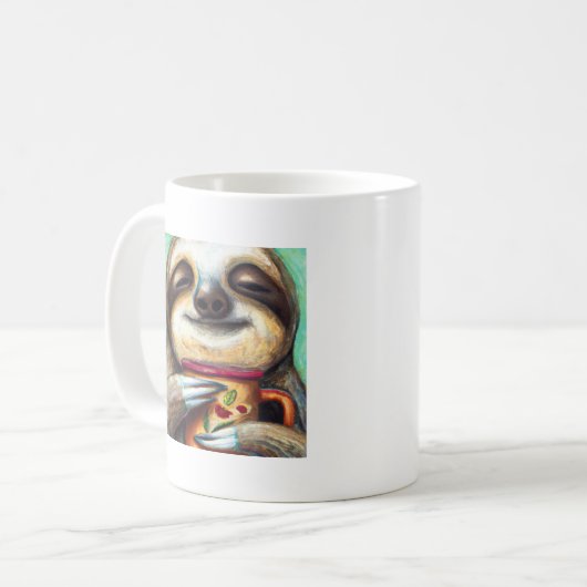 Mug Boue à fentes de cacao chaud (Devant gauche)