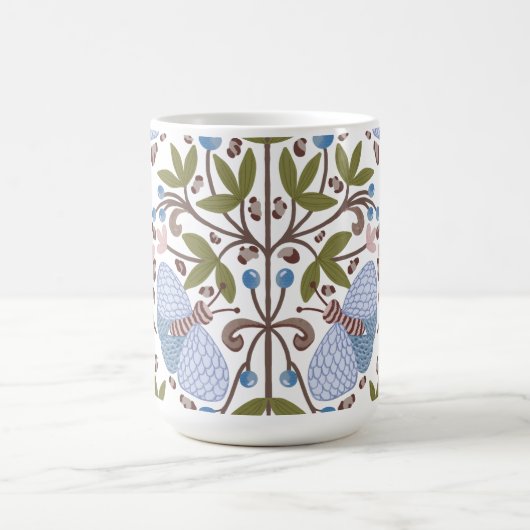 Mug Boue à motif floral moth (Centre)