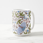 Mug Boue à motif floral moth (Devant droit)