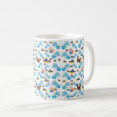 Mug Boue à papillon dauphin (Devant droit)