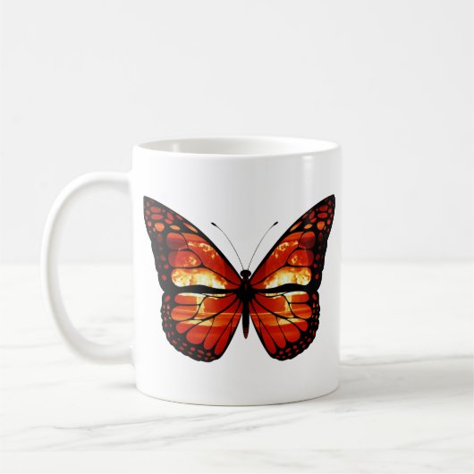 Mug Boue à papillon nuageux atomique (Gauche)