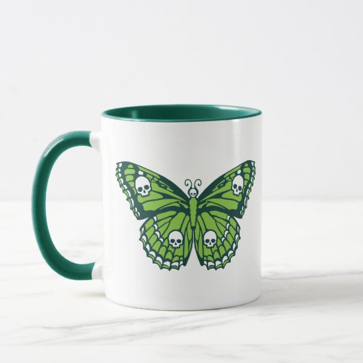 Mug Boue à papillon vert de poison (Gauche)