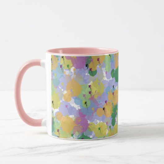 Mug Boue Abstraite à éclaboussure de couleur - Robe Ar (Gauche)