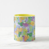 Mug Boue Abstraite à éclaboussure de couleur - Robe Ar (Centre)