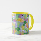 Mug Boue Abstraite à éclaboussure de couleur - Robe Ar (Devant droit)