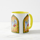 Mug Boue Angel en verre tendu (Devant droit)