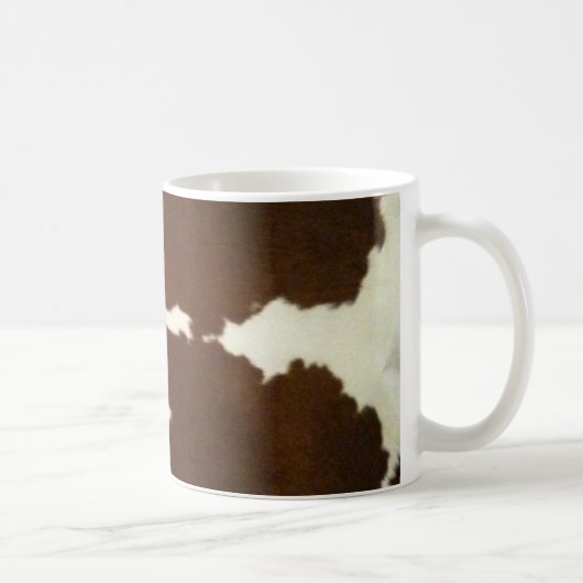 Mug Boue blanche et Brown de l'Ouest (Droite)