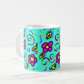 Mug boue bleue arrière - plan (Devant gauche)