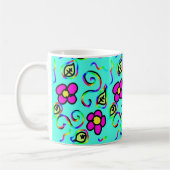 Mug boue bleue arrière - plan (Gauche)