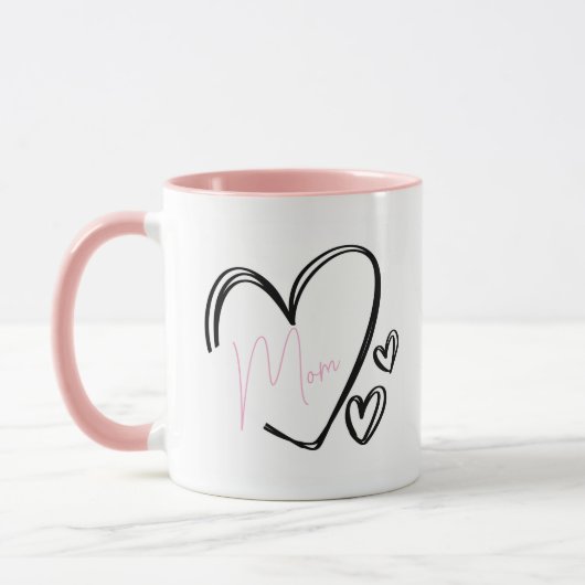 Mug Boue cardiaque personnalisable (Gauche)