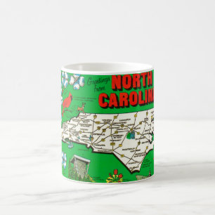 Mug Boue Carte Green North Carolina