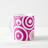 Mug Boue circulaire Abstraite (Devant gauche)