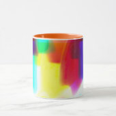 Mug Boue classique Abstraite Popart Arc-en-ciel primai (Centre)