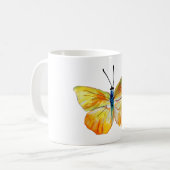 Mug Boue classique de papillon d'aquarelle (Devant gauche)
