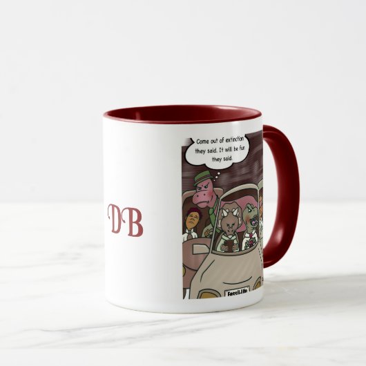 Mug Boue combo d'extinction (Devant droit)