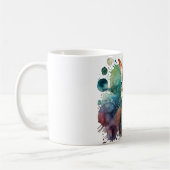 Mug Boue d'aquarelle de chat Abyssinian (Gauche)