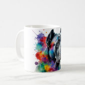 Mug Boue d'aquarelle Majestic Cane Corso (Devant gauche)