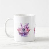 Mug Boue d'aquarelle papillon Messy (Gauche)