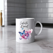 Boue d'aquarelle papillon Messy