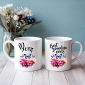 Mug Boue d'aquarelle papillon Messy