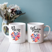 Mug Boue d'aquarelle papillon Messy