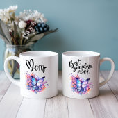 Mug Boue d'aquarelle papillon Messy