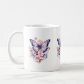 Mug Boue d'aquarelle papillon Messy (Gauche)