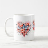 Mug Boue d'aquarelle papillon Messy (Gauche)