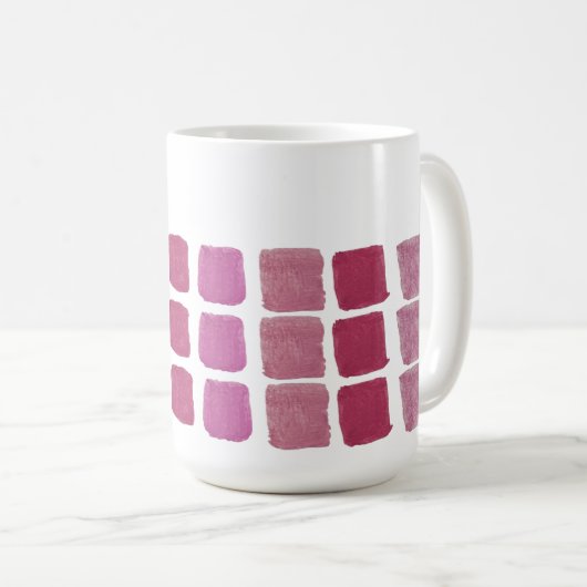 Mug Boue d'aquarelle personnalisée (Devant droit)