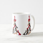 Mug Boue d'arbre de Noël à talons hauts (Devant droit)