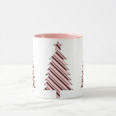 Mug Boue d'arbre de Noël rose Sucre de canne (Centre)