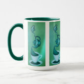 Mug Boue d'art thé vert (Gauche)