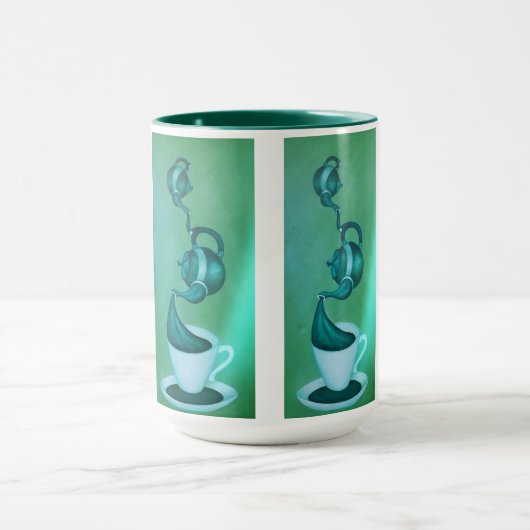 Mug Boue d'art thé vert (Centre)