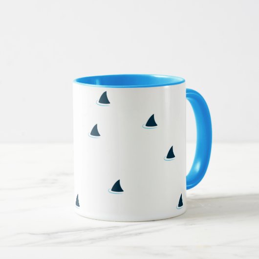 Mug Boue d'attention des requins (Devant droit)