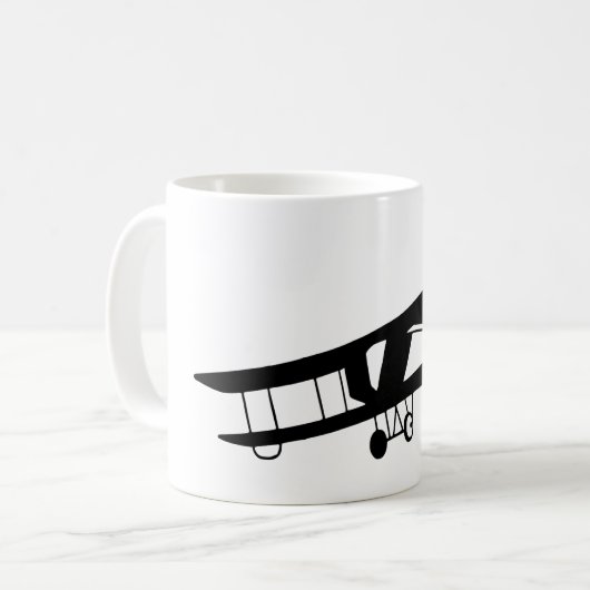 Mug Boue d'avion vintage (Devant gauche)