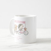 Mug Boue de Baby shower rose cultivée localement - Hér (Devant gauche)