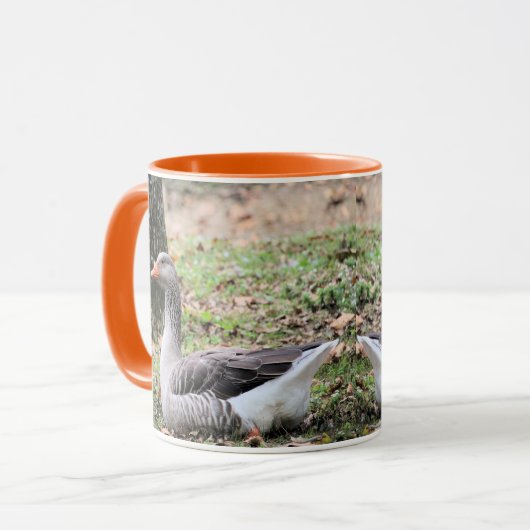 Mug Boue de café à deux tons (Devant gauche)